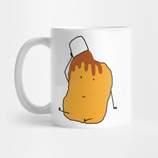 Kawaii Cute Chicken Nugget Food Anime Meme Funny Logo Art Mug